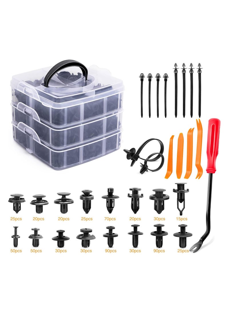 635Pcs Car Push Retainer Clips & Auto Fasteners Assortment - Image 2