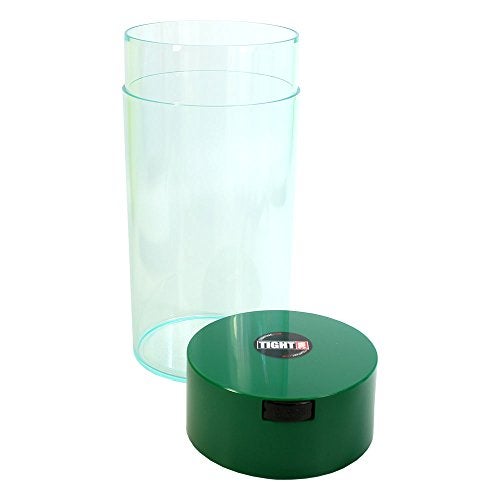 TIGHTPAC Tightvac - 5oz to 24 Ounce - Patented Airtight Container | Multi-use Vacuum Container Works as Smell Proof Containers for Herbs and Dry Goods. Green Clear - Image 2