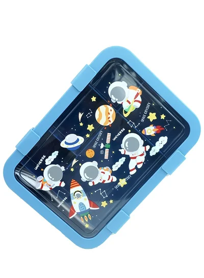 LITTLE SURPRISE BOX Little Surprise Box,5Sections Blue Space Lunch Box For Kids