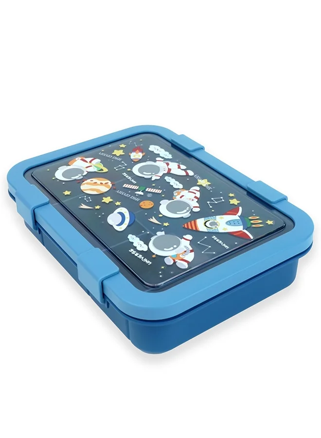 LITTLE SURPRISE BOX Little Surprise Box,5Sections Blue Space Lunch Box For Kids