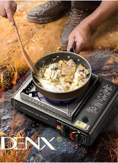 Denx Denx Gas Stove Dual Use Yype, Portable For Trips And Camping | 2.8 kw | 220 Gas Capacity  - Image 2