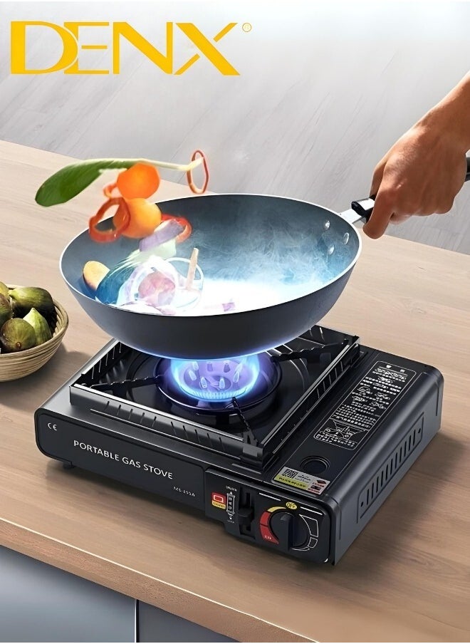 Denx Gas Stove Dual Use Yype, Portable For Trips And Camping | 2.8 kw | 220 Gas Capacity - pzsku/ZA9BEAC04532B100B2070Z/45/_/1736853912/ab819e61-b628-434f-9a5b-cd2b0c8c142a