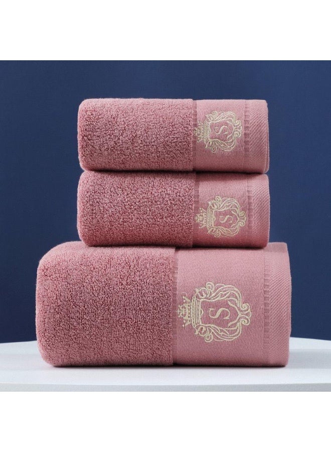 Luxury Cotton Towel Set 3 Pieces – Soft & Highly Absorbent