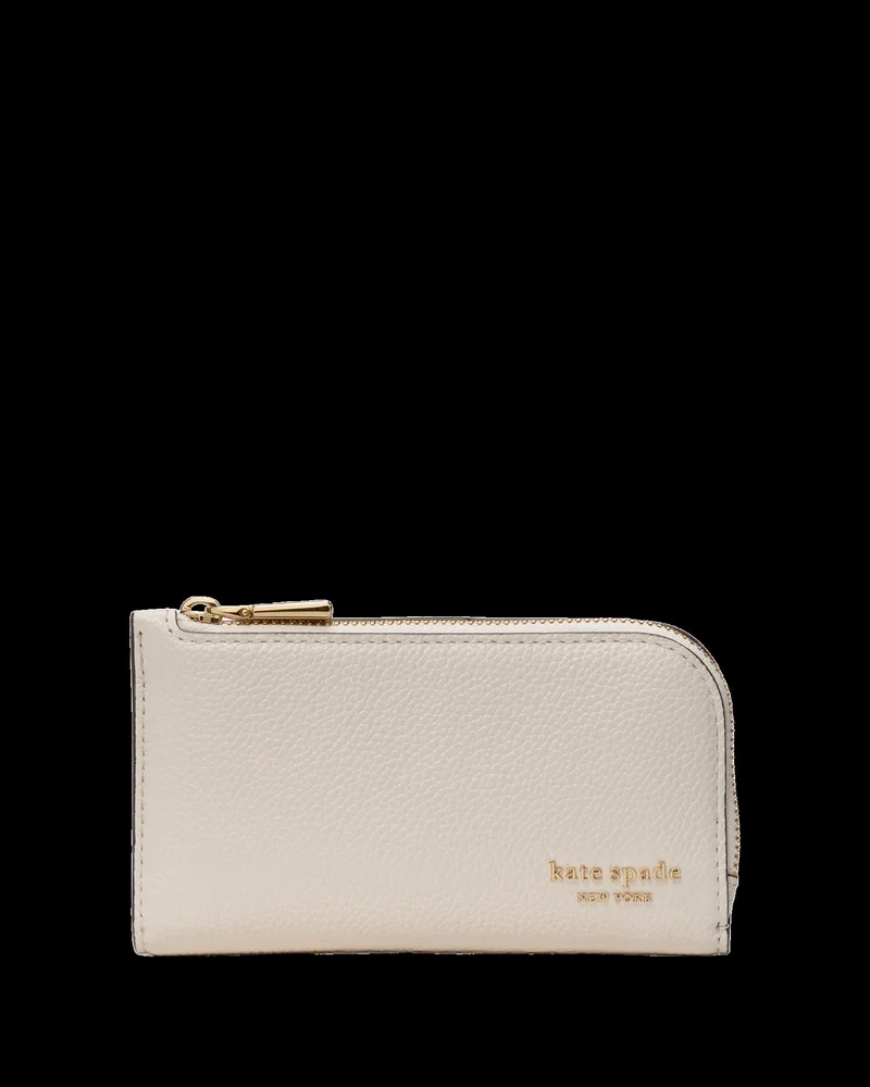 Kate Spade Devin Pebbled Leather Small Slim Bifold Wallet
