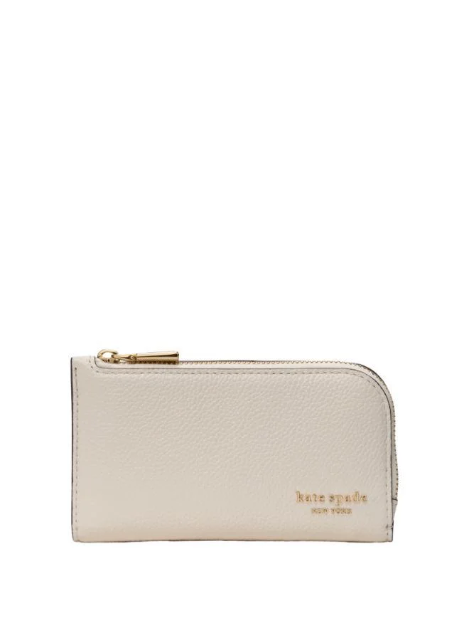 Kate Spade Devin Pebbled Leather Small Slim Bifold Wallet