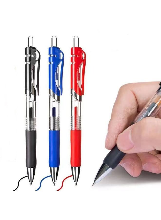 18 Pcs Retractable Ballpoint Pens,0.5 mm Medium Point Pens,Rolling Ball Refillable Pens Refillable Ink Pen Click Pens,Ballpoint Pens for Students Writing,School Office Supplies, Mix Color - Image 2