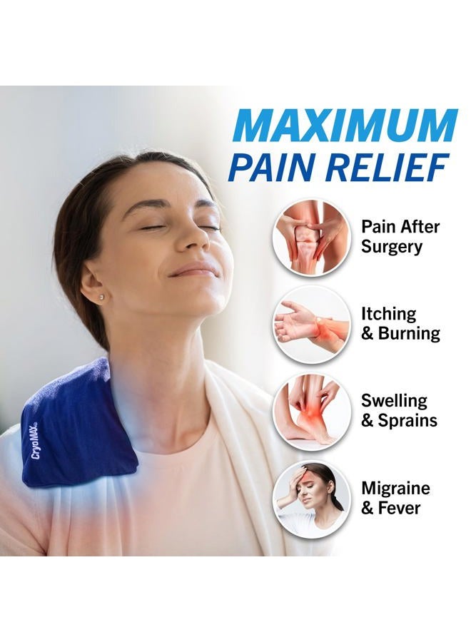 CryoMax حزمة باردة، علاج بارد قابل لإعادة الاستخدام لمدة 8 ساعات لحالات الكوع والركبة والرقبة والمزيد، متوسطة، 6" × 12" (1 قطعة) - Image 4