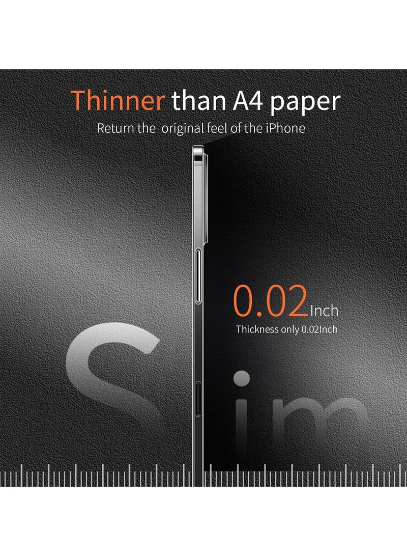 JAJEEK Dataroad iPhone 16 Plus Slim Case – 0.2mm Paper-Thin Lightweight Case, Matte Finish PP Back Cover, Anti-Fingerprint & Yellowing Protection, Ultra-Slim Design, Compatible with iPhone 16 Plus 6.7 Inch - Image 2
