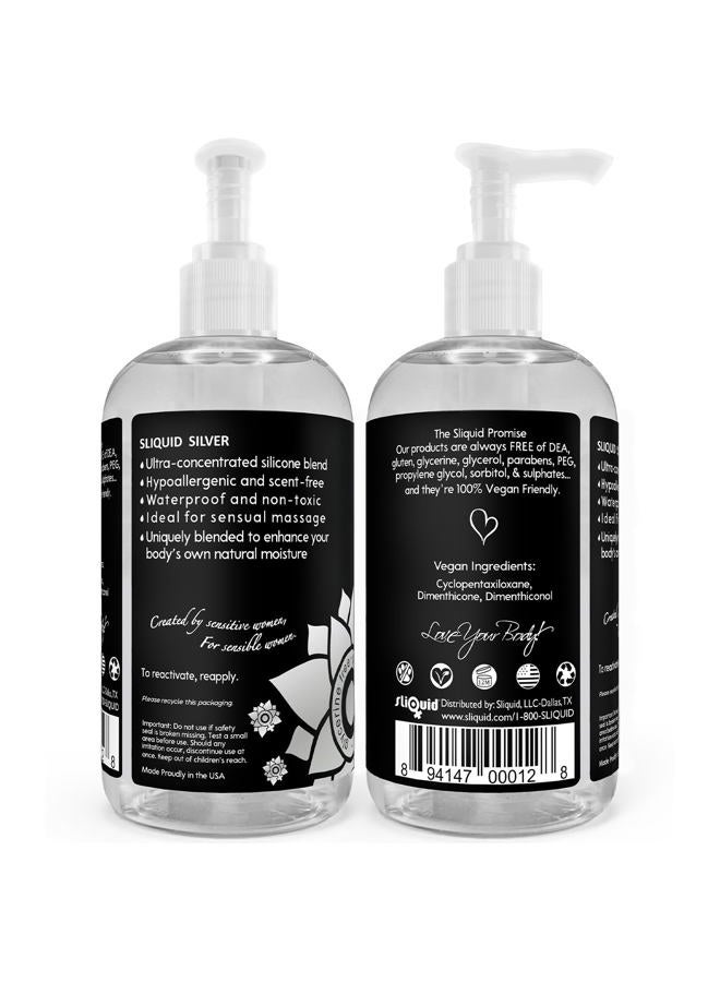Sliquid Naturals Silver Silicone Lubricant-255ml - Image 2