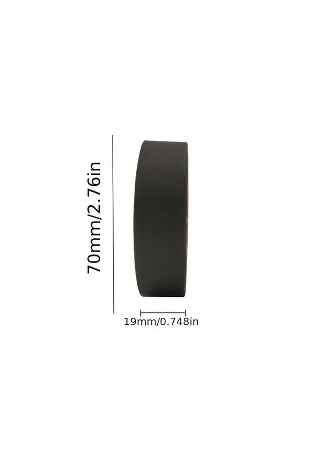 Black 9mm Heat Resistant Adhesive Cloth Fabric Tape 15M for Automotive Wiring - Image 3
