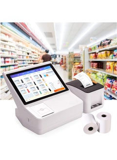 MARKQ [100 Rolls] Thermal Paper Receipt Rolls | 57 x 40mm Bill Ticket Printing for POS/Cash Register Receipt, Credit Card Machine, EPOS  - Image 5