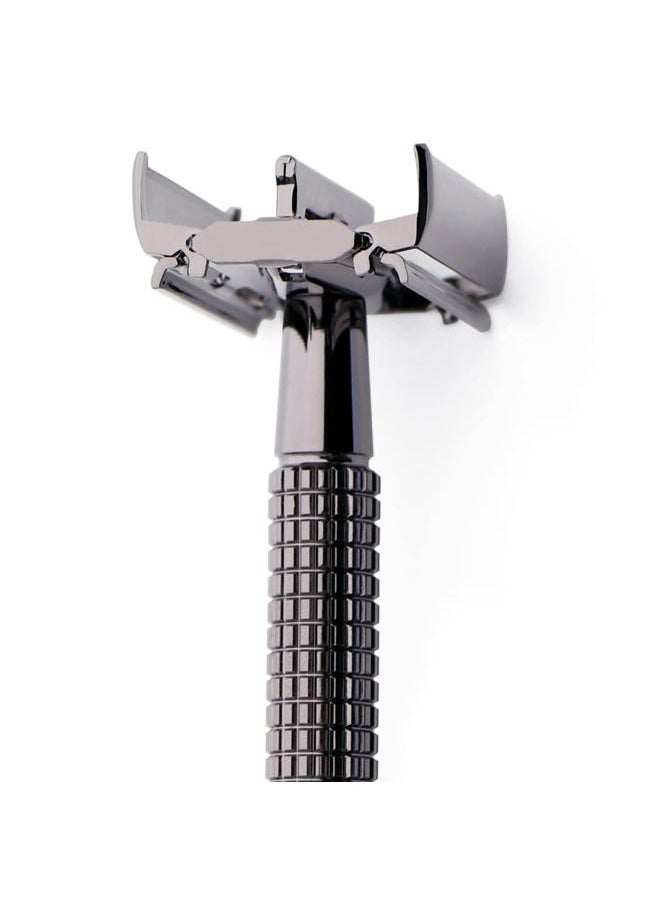 WeiShi - Safety Razor Double Edge Nostalgic Long Handle Butterfly Open Razor - Image 1