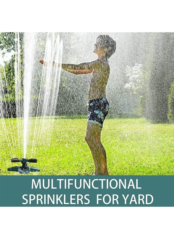 Garden Sprinkler, Adjustable 360 Degree Rotation Lawn Sprinkler, Sprinklers for Yard, Lawn Sprinkler, Multipurpose Yard Sprinklers for Plant Irrigation and Kids Playing