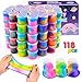 TITRITH 118 Pack Slime Party Favors Kit Mini Galaxy Bulk Slime Stretchy Stress Relief for Kids Soft Putty DIY Toy Girls and Boys Classroom Supplies Birthday Goodie Bag Stuffers Advent Calendar - Image 3