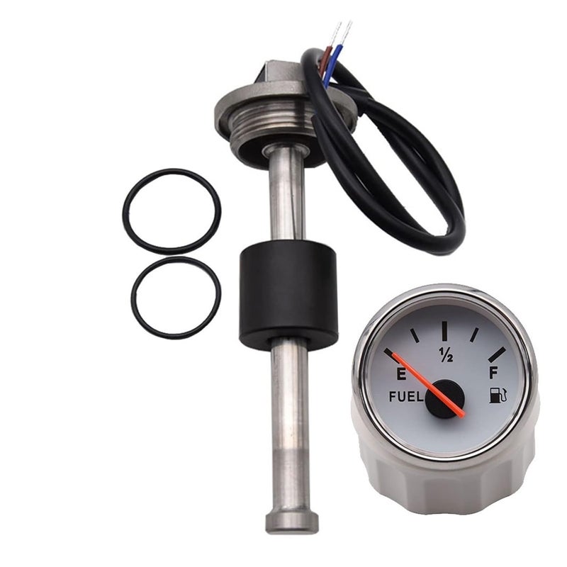 Liquid Level Sensors, Fuel Level Gauge Sensor Water Tank Level Indicator Oil Liquid Tank 240ohm/ 190ohm Fuel Sending Unit Float Switch 150mm ~ 600mm(150mm 240-33ohm) - Image 2