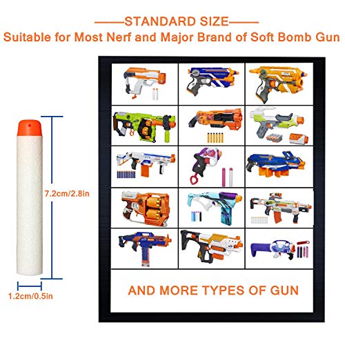 AMOSTING Refill Darts for Nerf Modulus Guns N Strike Elite 2.0 Glow in The Dark 1000Pcs Bulk Bullets Pack - Image 3