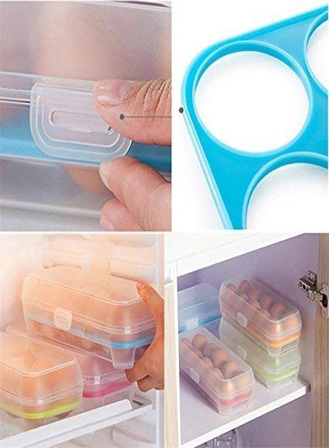 c s m CSM Plastic Tray Storage Box for 10 Eggs (TRANSPARENT) Square - Image 4