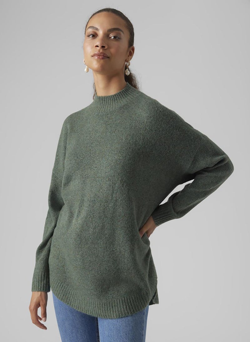 VERO MODA Vmplaza Ls Highnck Long Pullover Ga Noos - Image 4