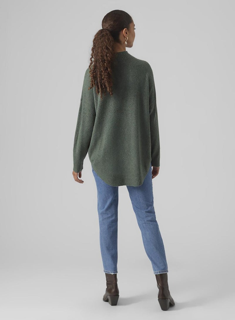 VERO MODA Vmplaza Ls Highnck Long Pullover Ga Noos - Image 2