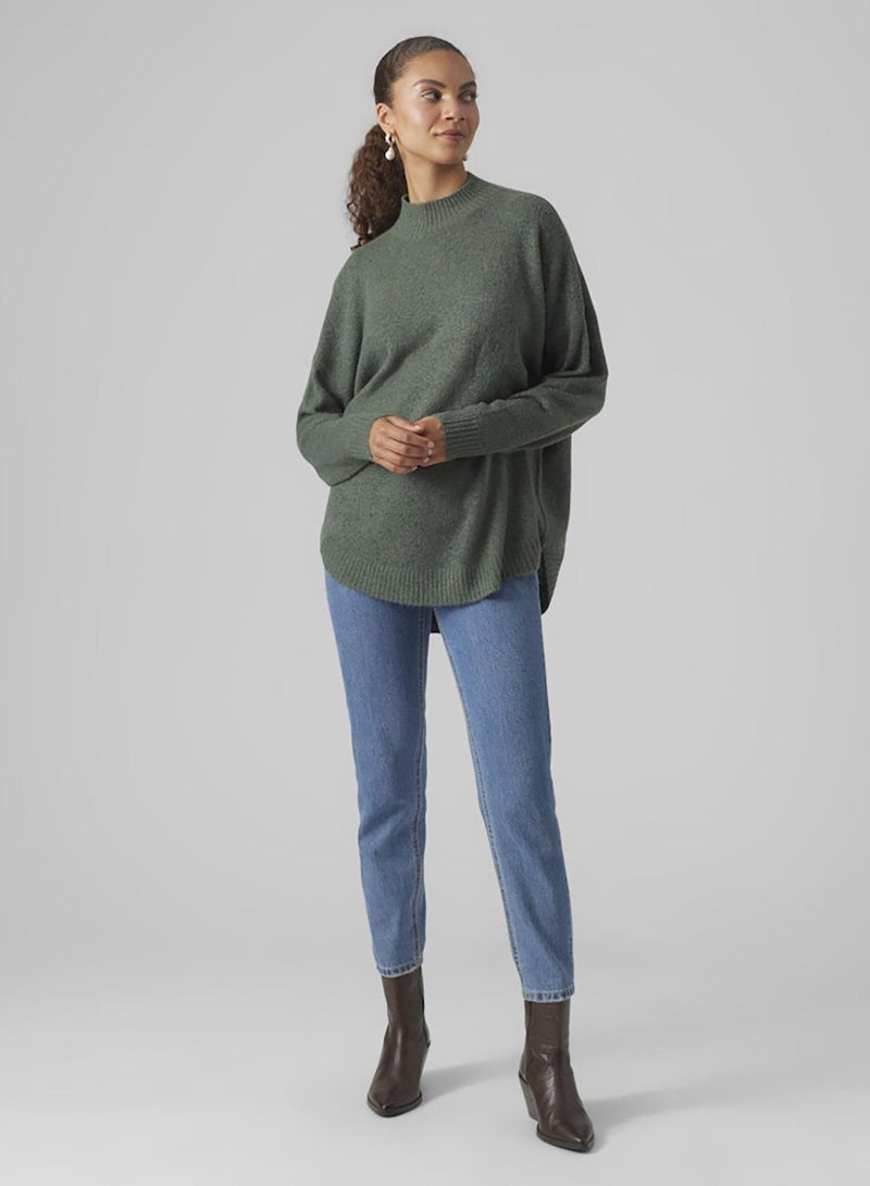 VERO MODA Vmplaza Ls Highnck Long Pullover Ga Noos - Image 3