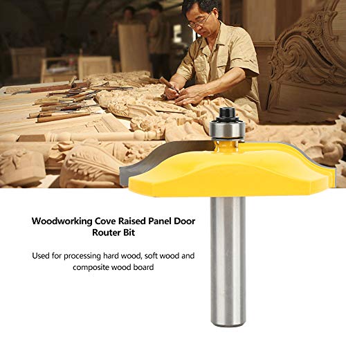 POCREATION Raised Panel Router Bits, Shank Woodworking Cove Raised Panel Router Bit 1/2 Shank Woodworking Raised Panel - Image 2