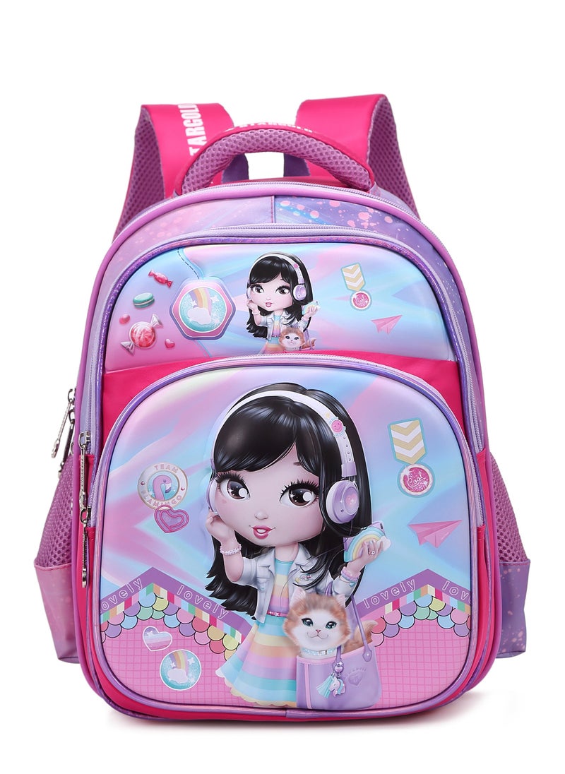Stargold Baby Backpack For Baby Girls With Adjustable Strap For School 14 Inch - Image 2