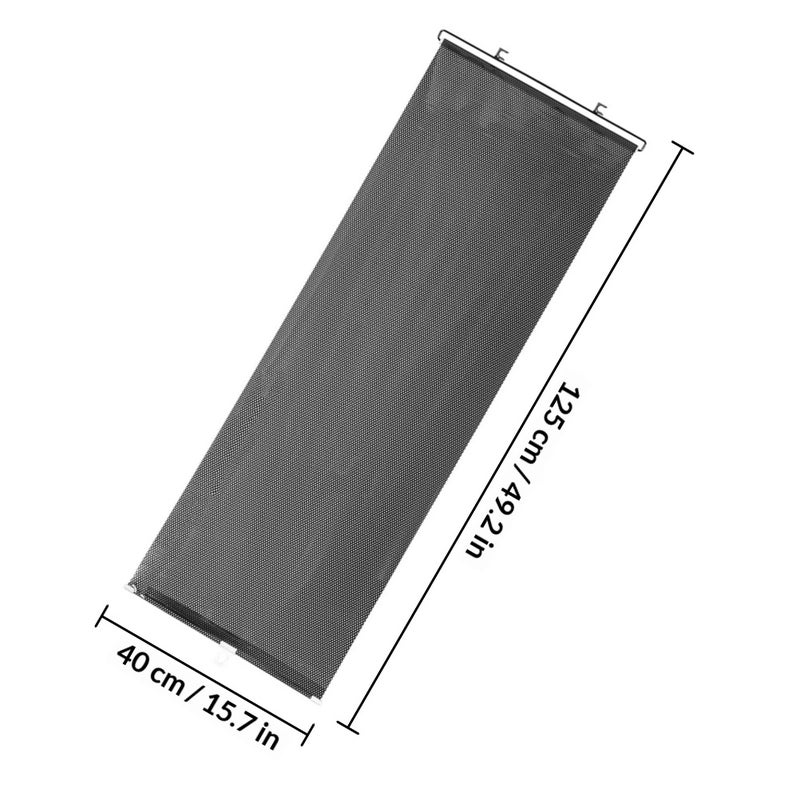 3pcs Car Side Window Sun Shade Car Window Sun Shade Retractable Windshield Sunshade With Cup For Heat Insulation - Image 2