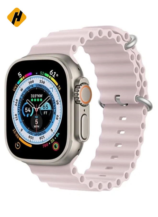 HuHa - Sport New Silicone Band Compatible with Apple Watch Ultra Ocean 42/44/45/49mm Strap for iWatch Series Ultra 8 7 6 5 SE - Image 1
