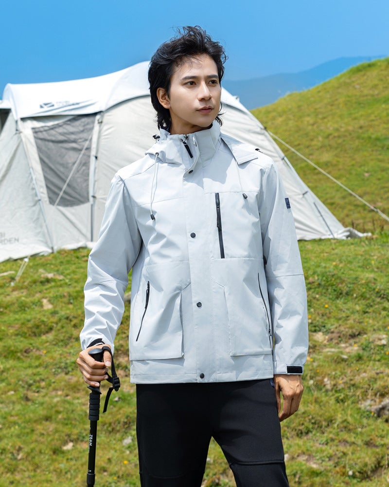 Womens Lightweight Windbreaker Jacket Male yellow  - Image 2