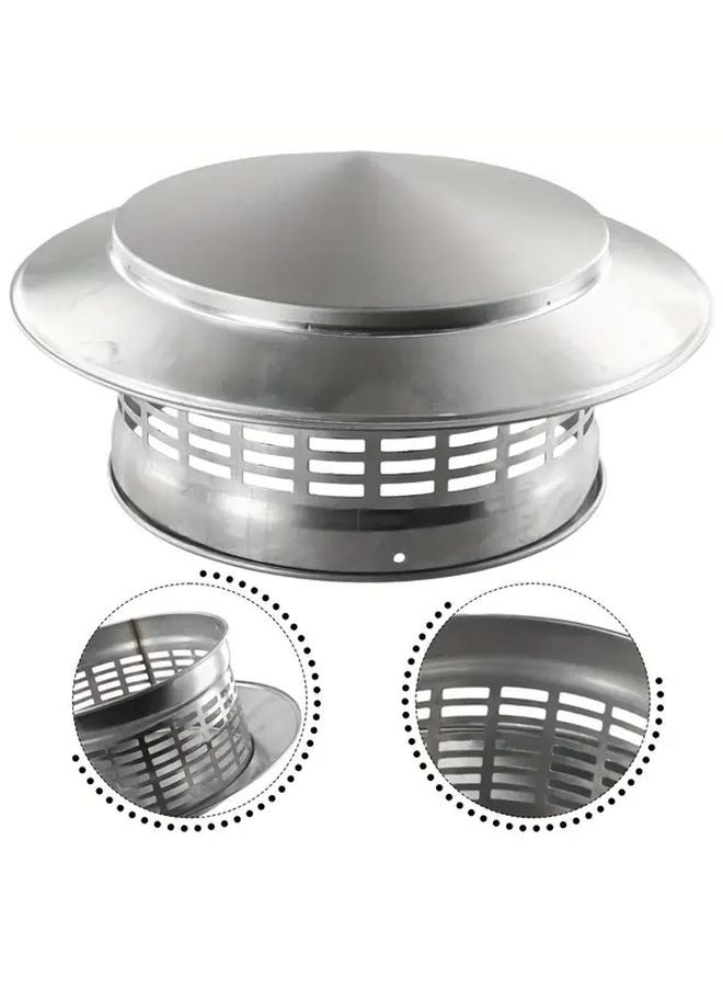 Stainless Steel Chimney Cap For 75MM Wall Fresh Air Outlet Roof Pipe Exhaust Hood - Image 3