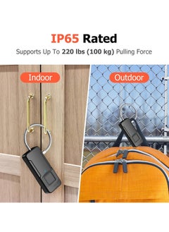 Generic Biometric Fingerprint Cable Lock, Advanced Keyless Waterproof Padlock with Quick Unlock, Ideal for Gym, Doors, Luggage, Suitcases, Backpacks, Office - Supports 10 Fingerprints, Type-C Charging  - Image 4
