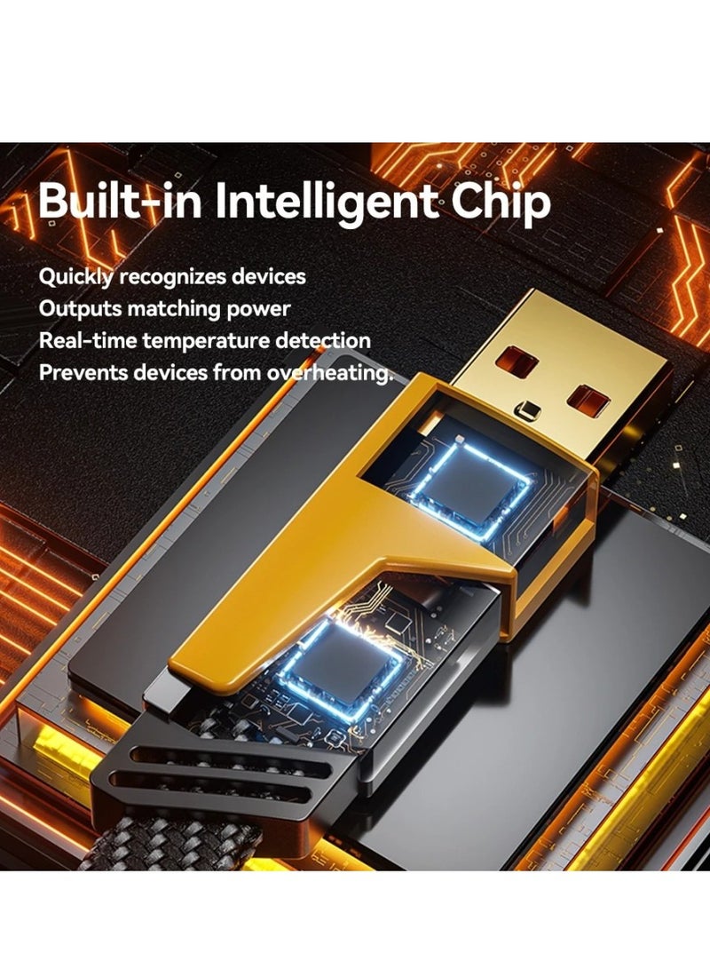 ELTRAZONE 4-in-1 Multi-Function Super-Fast USB Charging Cable – 65W USB C & USB A with Cable Holder - Image 5