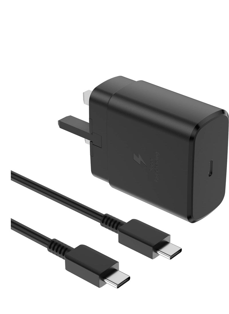Denx 45W Fast Charger Plug for Samsung Devices And Other Type-C Charging Smartphones (black)  - Image 1