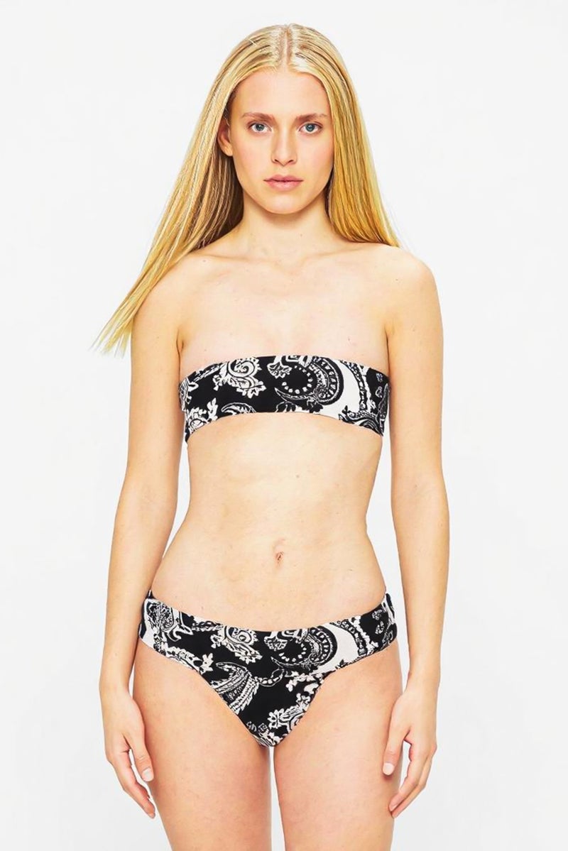 Lauren by Ralph Lauren Women Paisley Hipster Bikini Bottom, Multicolor  - Image 1