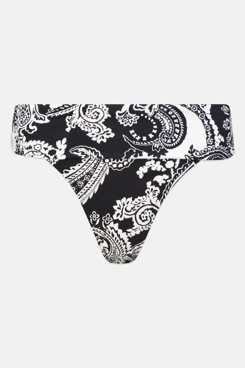 Lauren by Ralph Lauren Women Paisley Hipster Bikini Bottom, Multicolor  - Image 2