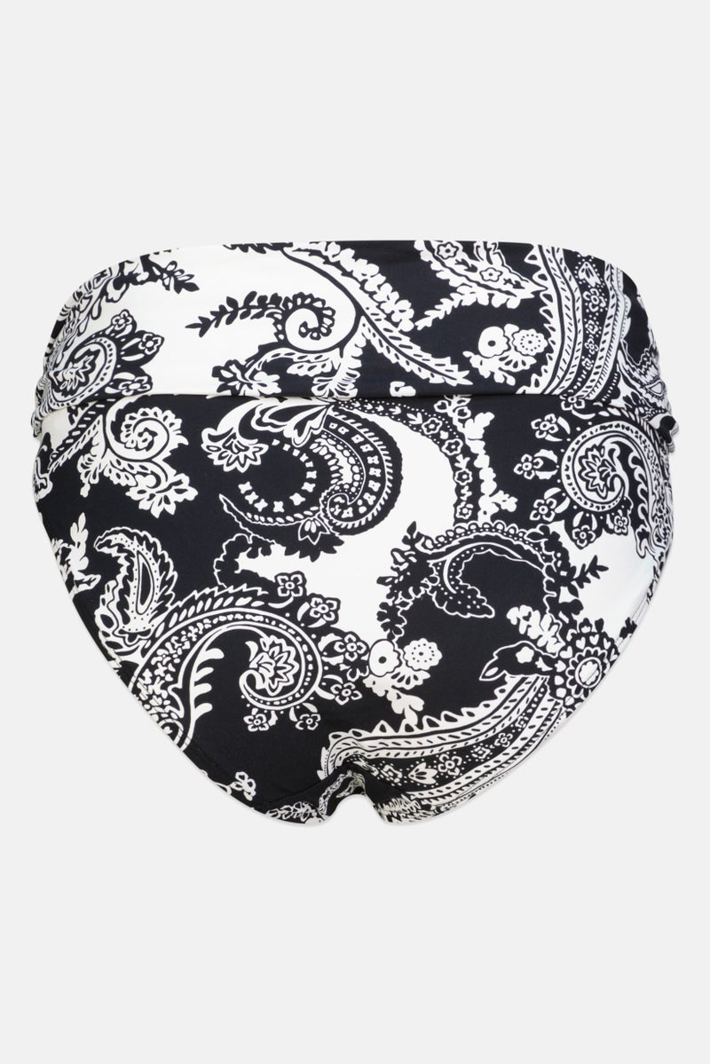 Lauren by Ralph Lauren Women Paisley Hipster Bikini Bottom, Multicolor  - Image 3