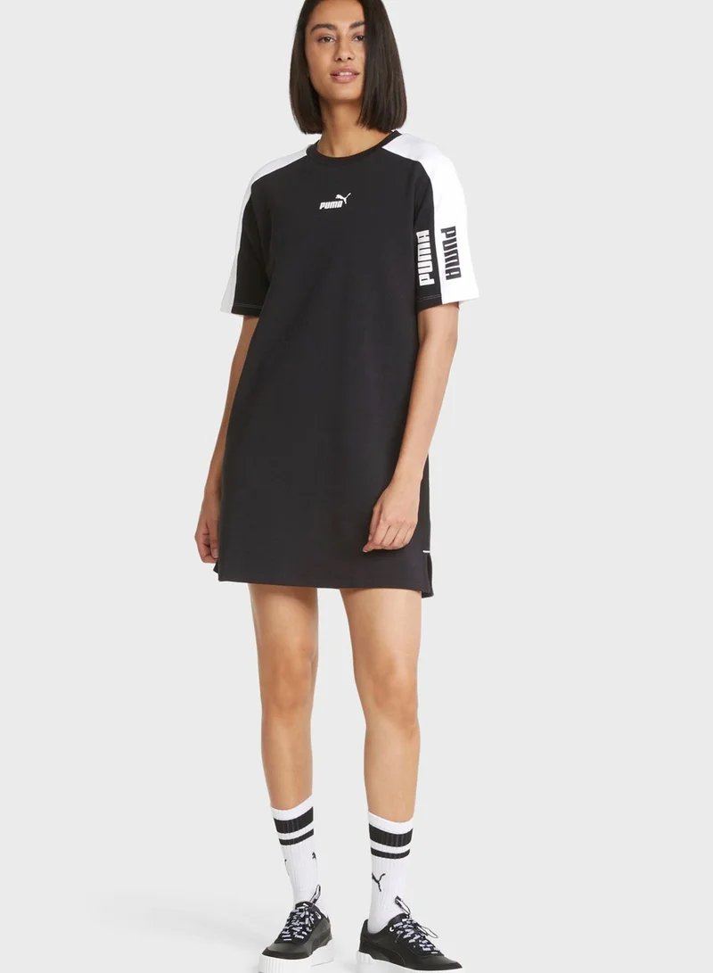 PUMA Power Color Block T-Shirt Dress