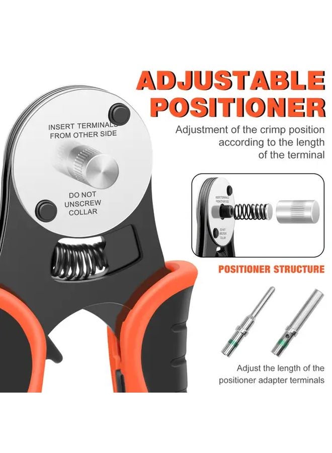 SJD 16 Deutsch Crimp Tool For 14 16 18 AWG Connectors Hand Crimper Kit - Image 5