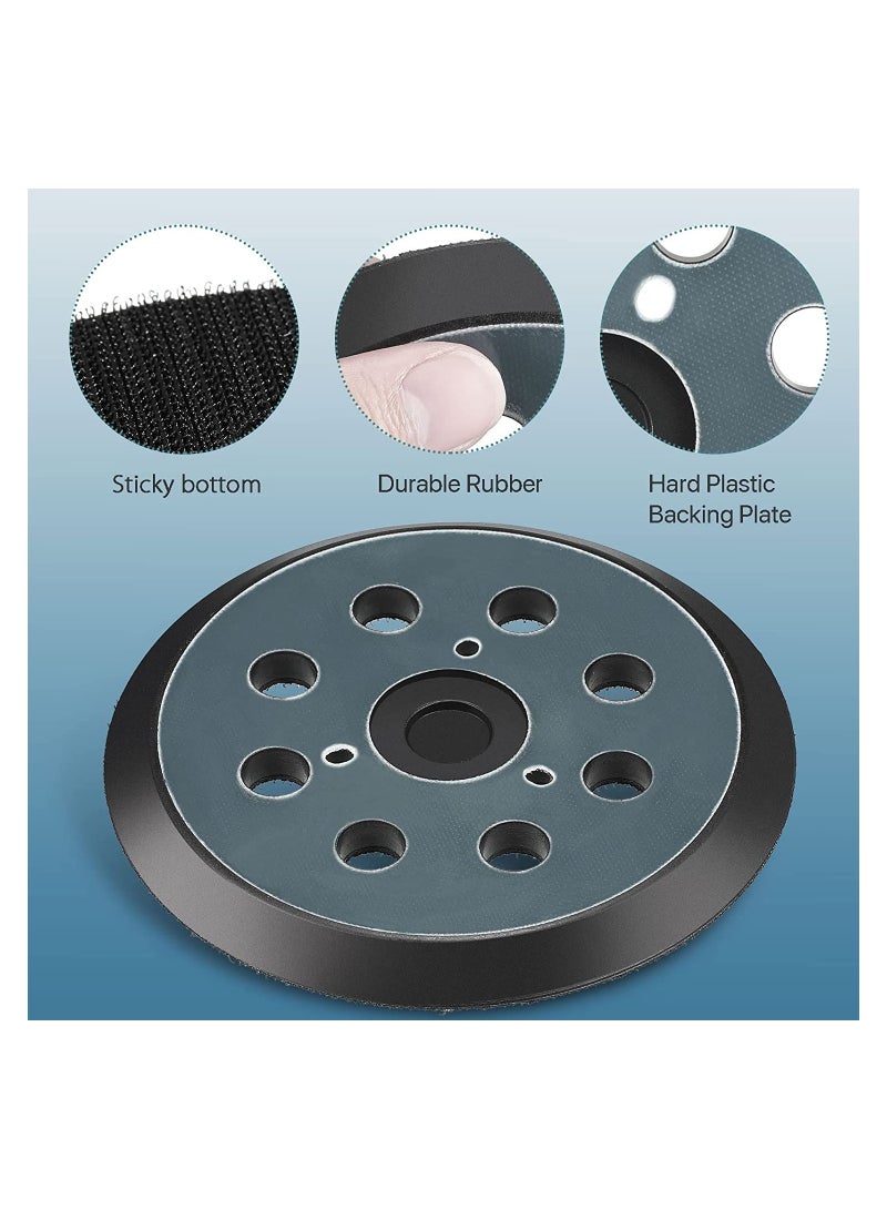 5 Inch 8 Hole Replacement Sander Pad Sander Hook and Loop Replacement Sanding Pad Compatible with for Makita BO5010 - Image 2