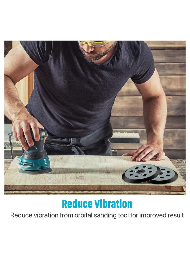 5 Inch 8 Hole Replacement Sander Pad Sander Hook and Loop Replacement Sanding Pad Compatible with for Makita BO5010 - Image 4