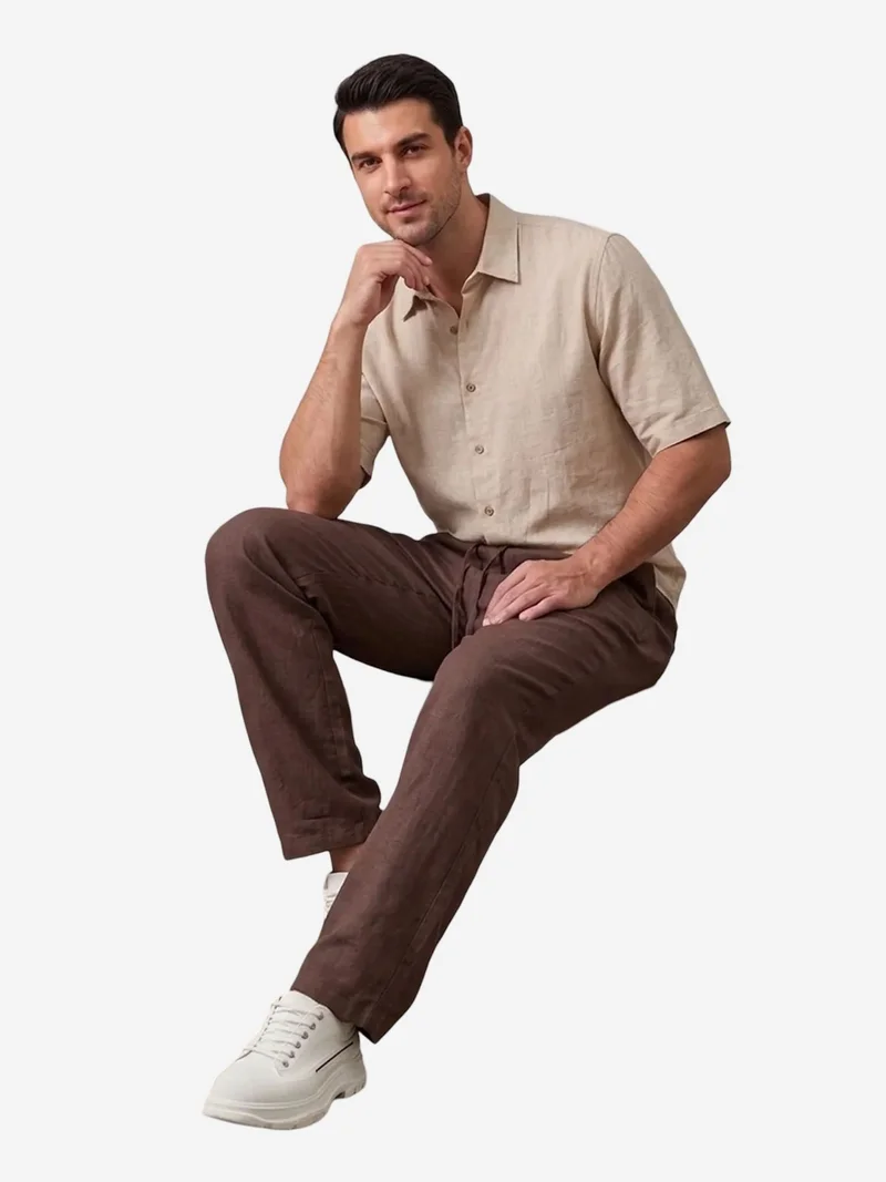 بيغ دارت BDART Men's Straight-leg Woven Trousers