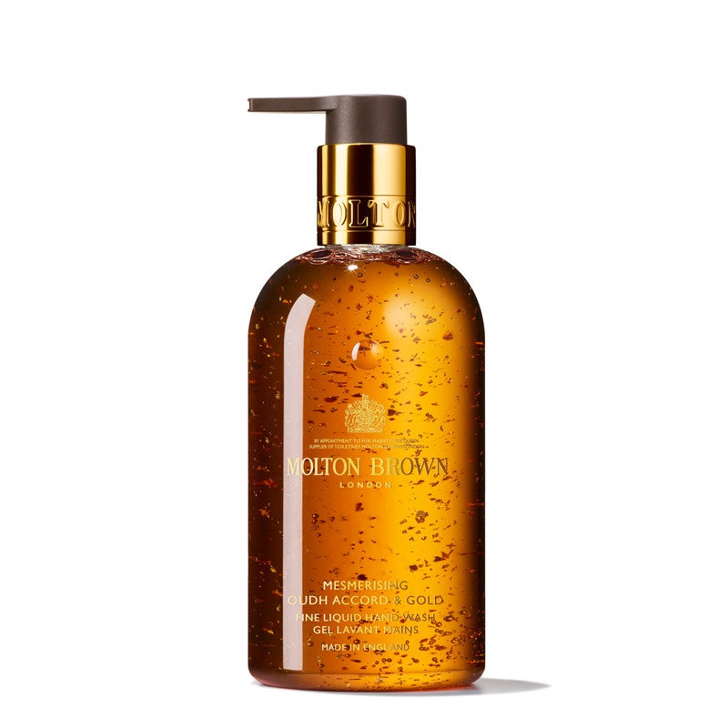 MOLTON BROWN غسول يد سائل فاخر مع عطر العود والذهب 300 مل - Image 1
