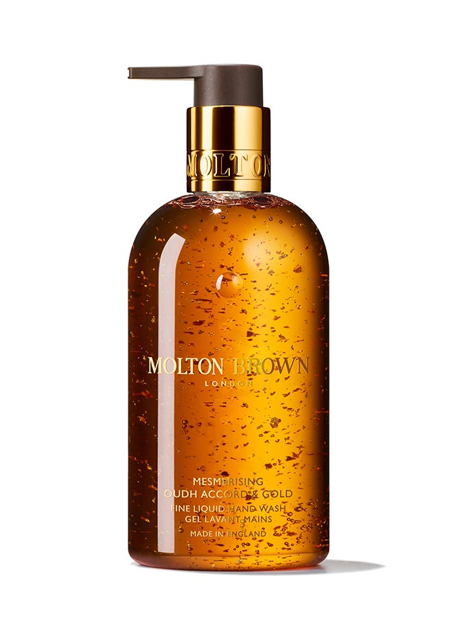MOLTON BROWN غسول يد سائل فاخر مع عطر العود والذهب 300 مل - Image 1