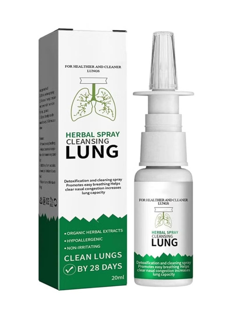 Lungcha A nasal spray for treating sinusitis, nasal congestion, and removing lung toxins and smoke. - Image 1