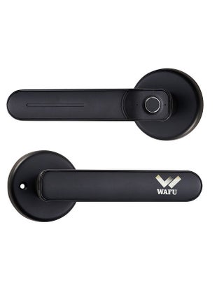 WAFU Smart Fingerprint Handle Lock Electric Door Lock with Automatic Sensor Mechanical Key Cordless Security Lock Zinc Alloy Suitable for Left & Right Handle for Home Office Apartment - pzsku/ZA9C0B456F3B5D2CB415EZ/45/_/1691132696/ca9e264d-8cc2-4434-91a2-a8c2f7658e1b