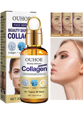 Collagen Face Serum 30ML, Has The Effect Of Tightening Pores, Moisturizing The Face, Beauty Skincare And Resisting Wrinkles And Rejuvenating The Skin, Anti-Aging Face Serum - pzsku/ZA9C0BA4639B43FDADDD4Z/45/_/1703040050/64100fbd-758e-48ee-bfad-b582f2d46d58