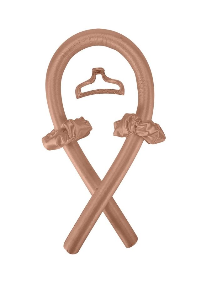 نيبمينينت Sponge Heatless Curling Rod Headband Brown - Image 1