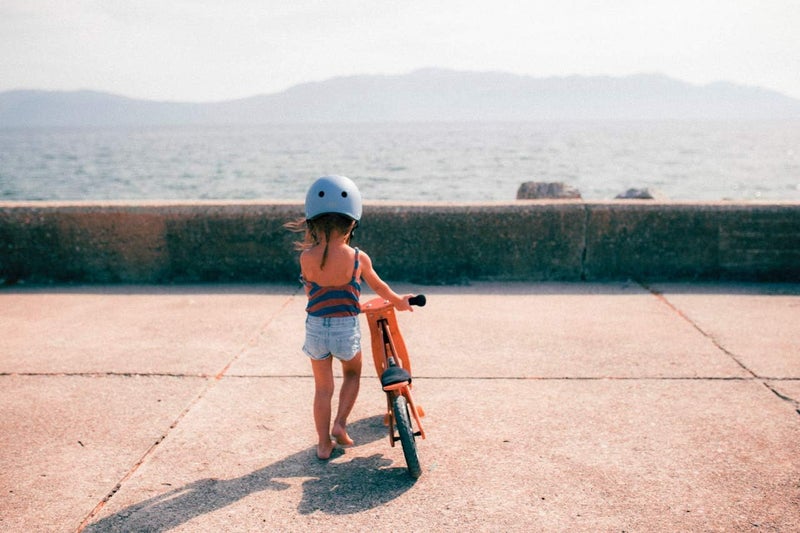 Kinderfeets Adjustable Toddler Helmet in Matte Slate Blue - Image 5