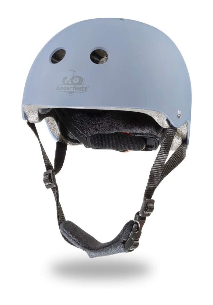 Kinderfeets Adjustable Toddler Helmet in Matte Slate Blue - Image 1