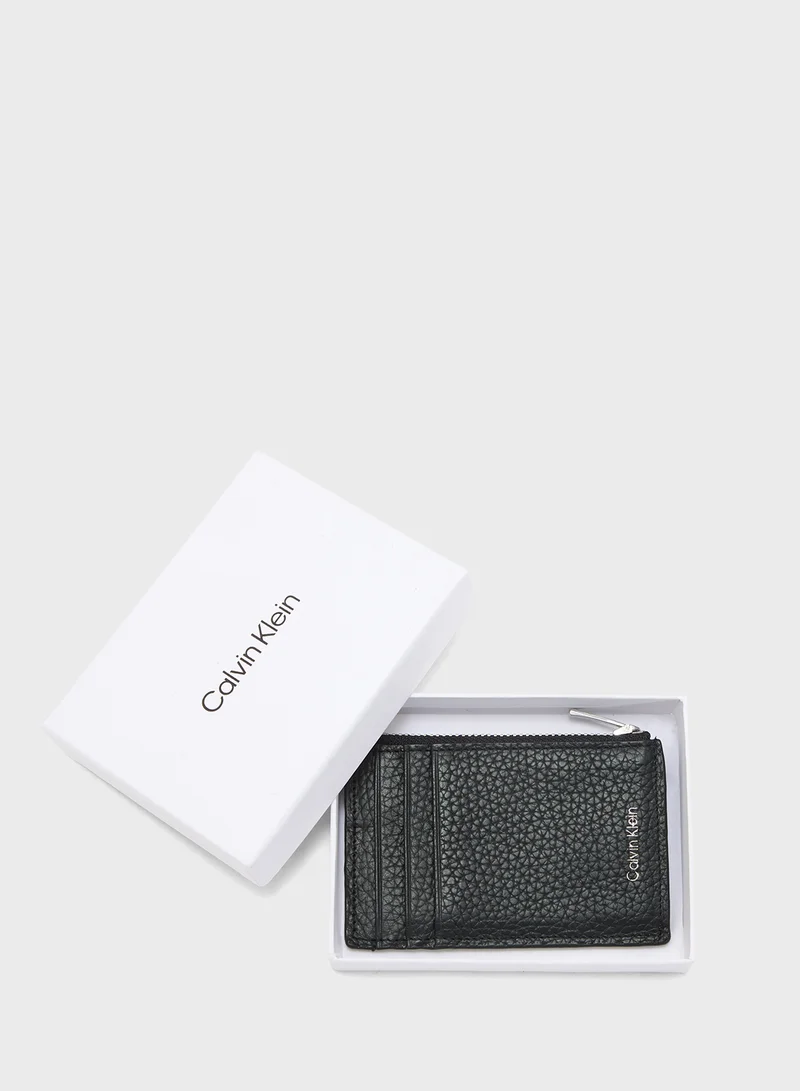 CALVIN KLEIN Logo Card Holder With Zip